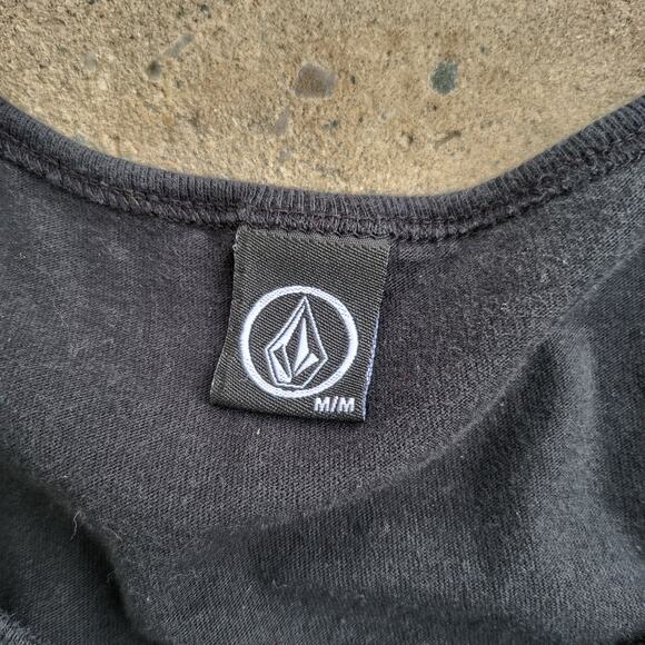 Volcom Summer Tank Top Shirt Mens M Black Gym Workout Outdoor Beach Vacation - Picture 7 of 9